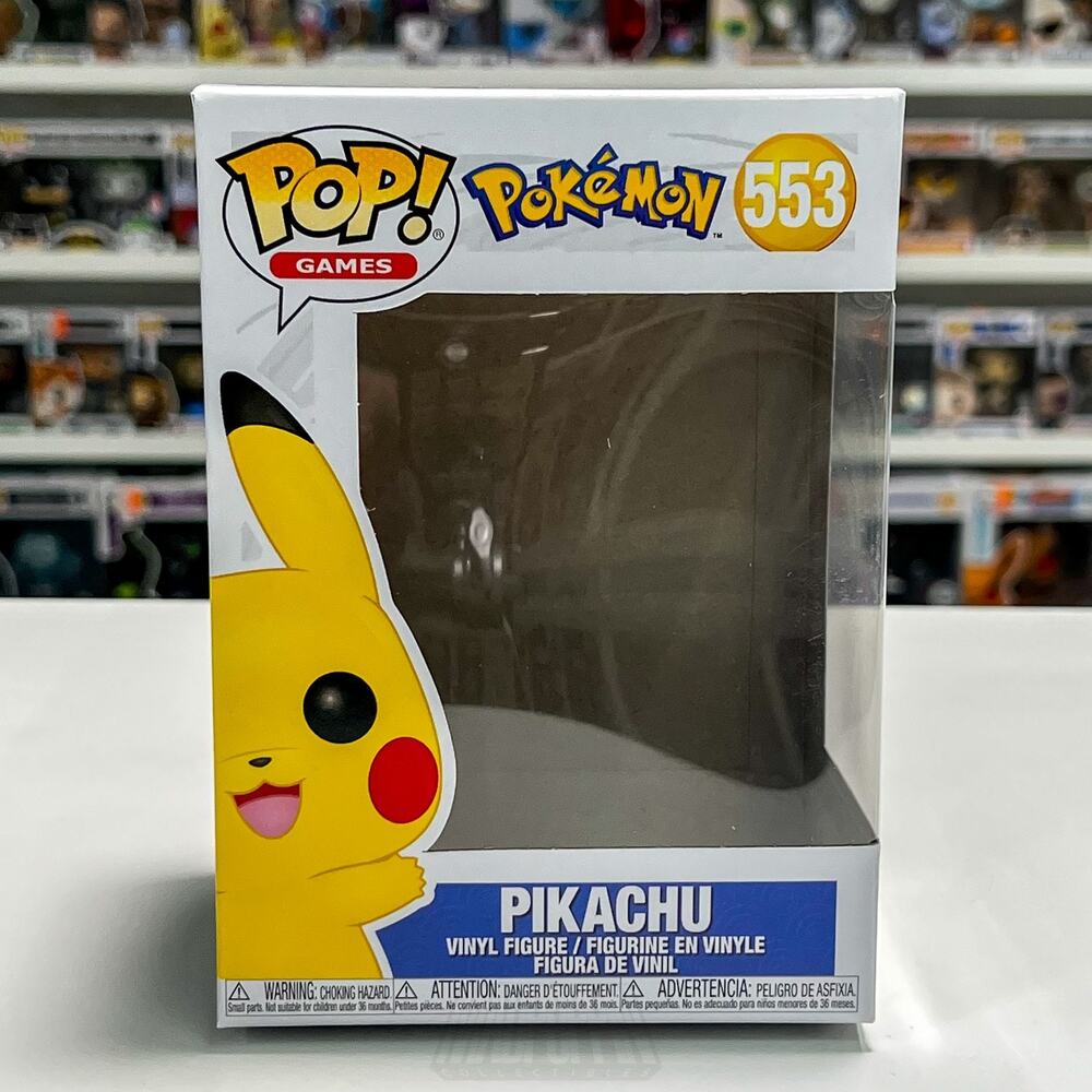Funko Pop Games Pokemon Pikachu BOX ONLY NO FIGURE NO INSERT Mint TCG Japanese